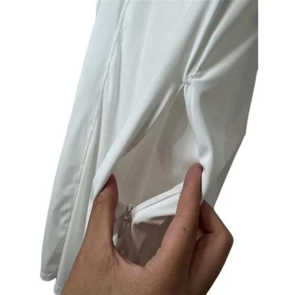 Lole white mini dress with inner shorts size L - Picture 5 of 11